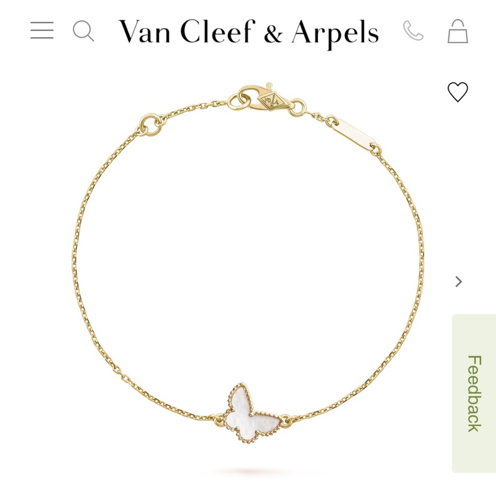 Van Cleef Sweet Butterfly Bracelet